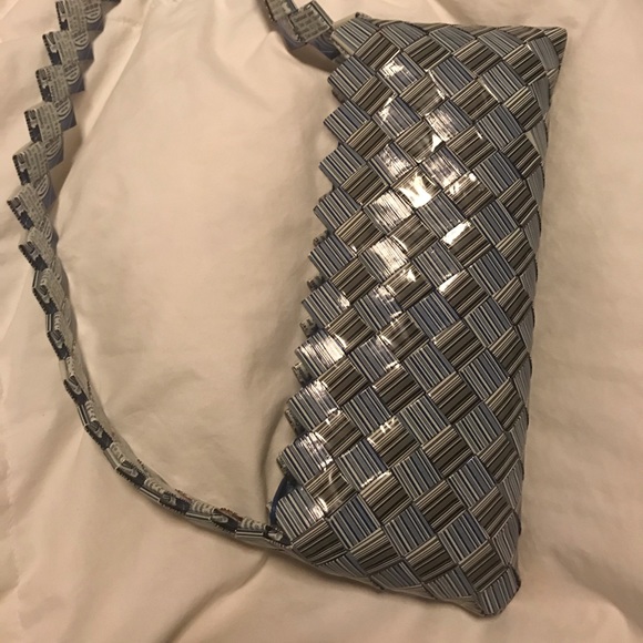 Handbags - Funky clutch made from candy wrappers